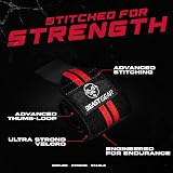 Beast Gear Weight Lifting Wrist Wraps 20" Cotton Thumb Loop One Size Fits All view 5