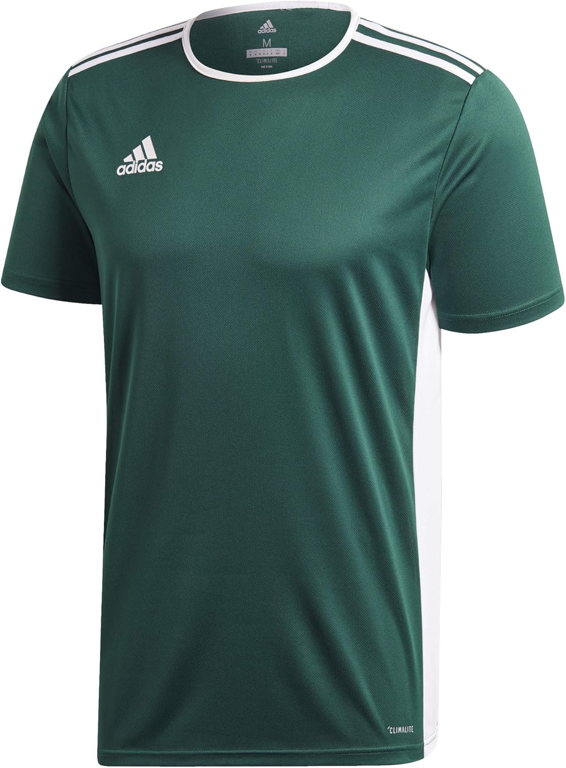 adidas Boys' Entrada 18 AEROREADY Primegreen Recycled Materials Soccer Short Sleeve Jersey : Clothing