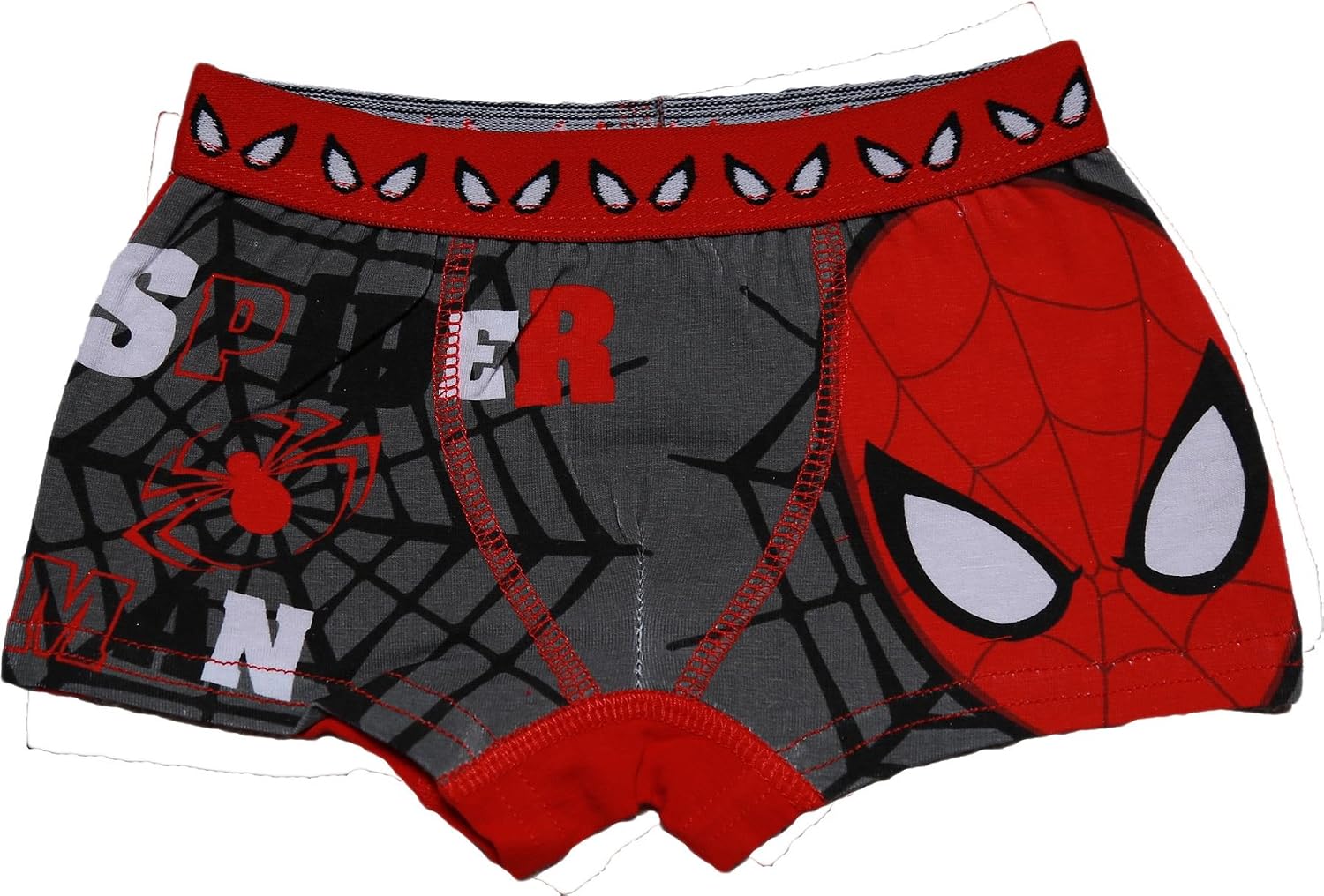 Sous-vêtements Spiderman Garçons - Lot De 5, 100% Coton, 7-8 Ans