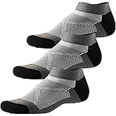 WANDER Merino Wool Breathable Running Socks 3 Pairs Athletic Ankle Sock Cushioned Support Thermal Low Cut Hiking Socks