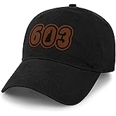 Chowdaheadz 603 New Hampshire Leather Patch Dad Hat
