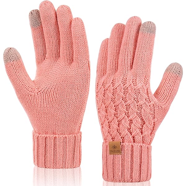 Guantes De Pantalla Táctil De Punto Mixto Para Niños Que Envían