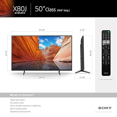 Buy Sony X80j 50 Inch Tv 4k Ultra Hd Led Smart Google Tv With Dolby Vision Hdr And Alexa Compatibility Kd50x80j 2021 Model Online In Turkey B08qxfd2wq