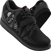 Nordic Lifting MEGIN Deadlift Shoes - Elevated Heel Gym Footwear for Powerlifting, Weightlifting &amp; Strength Training - Non-Slip Sole Lifting Shoes for Men