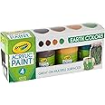 Crayola Paint Set in Earth Tones, Multi-Surface Craft Paints, Painting Supplies, 4ct