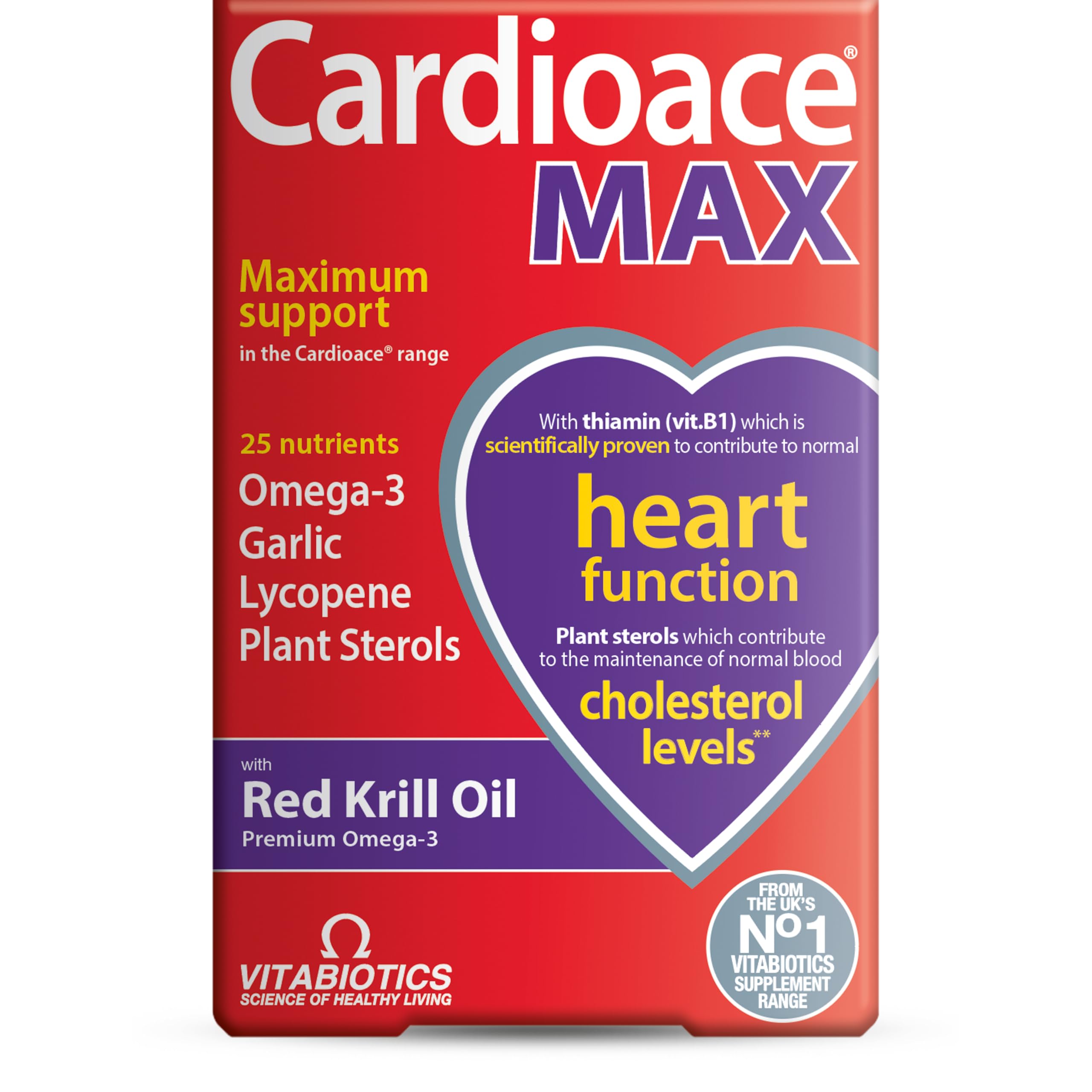 Vitabiotics Cardioace Max - 84 Capsules