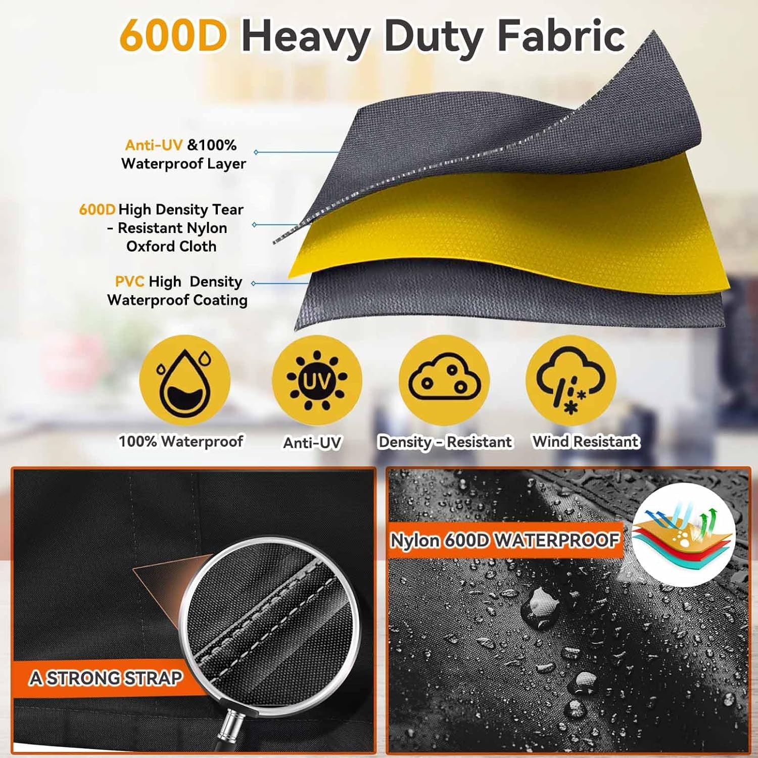 𝟮𝟬𝟮5𝗡𝗲𝘄Air Fryer Cover - Heat-Resistant Waterproof Dust-proof Air Fryer Cover Compatible for Em-eril Lagasse 26 QT Extra Large Air Fryer, for In.st.ant Omni Air Fryer Toaster Oven Combo 19 QT