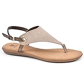 WHITE MOUNTAIN Women's London Flat Sandal