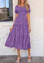 PRETTYGARDEN Women's 2025 Summer Casual Midi