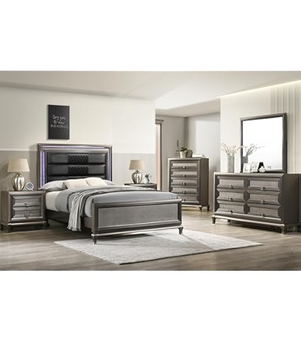 Amazon.com: Intercon Alta Brushed Ash King Storage Bedroom