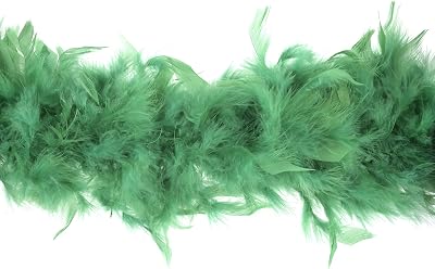 Trimits Emerald Marabou Feather Boa 1.8m x 12cm Fancy Dress