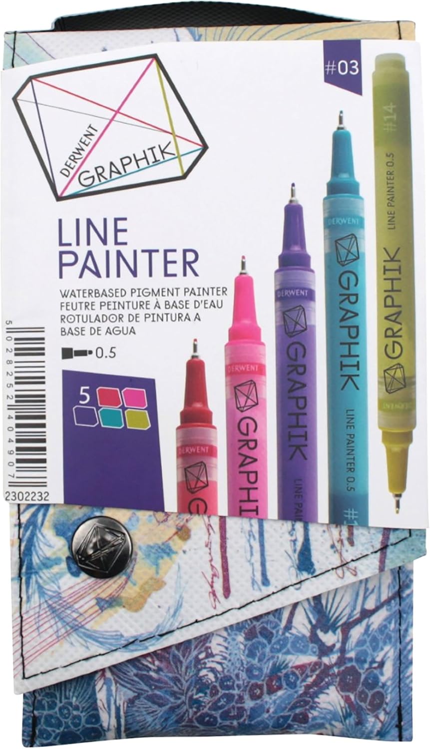 Derwent 2302232 Graphik Line Painter Coloured Pens Palette No.3