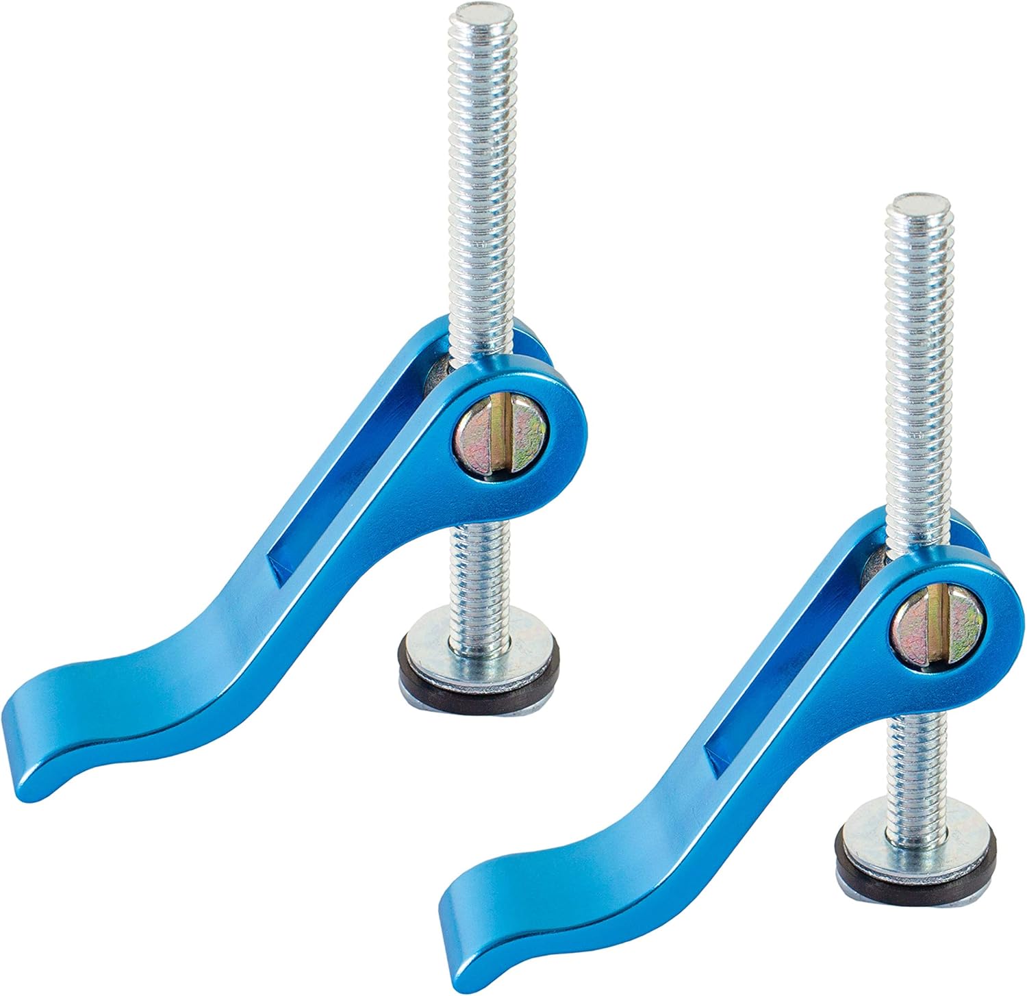 POWERTEC 71165 Aluminum Cam Clamp for Woodworking, 5/16”-18 Threaded