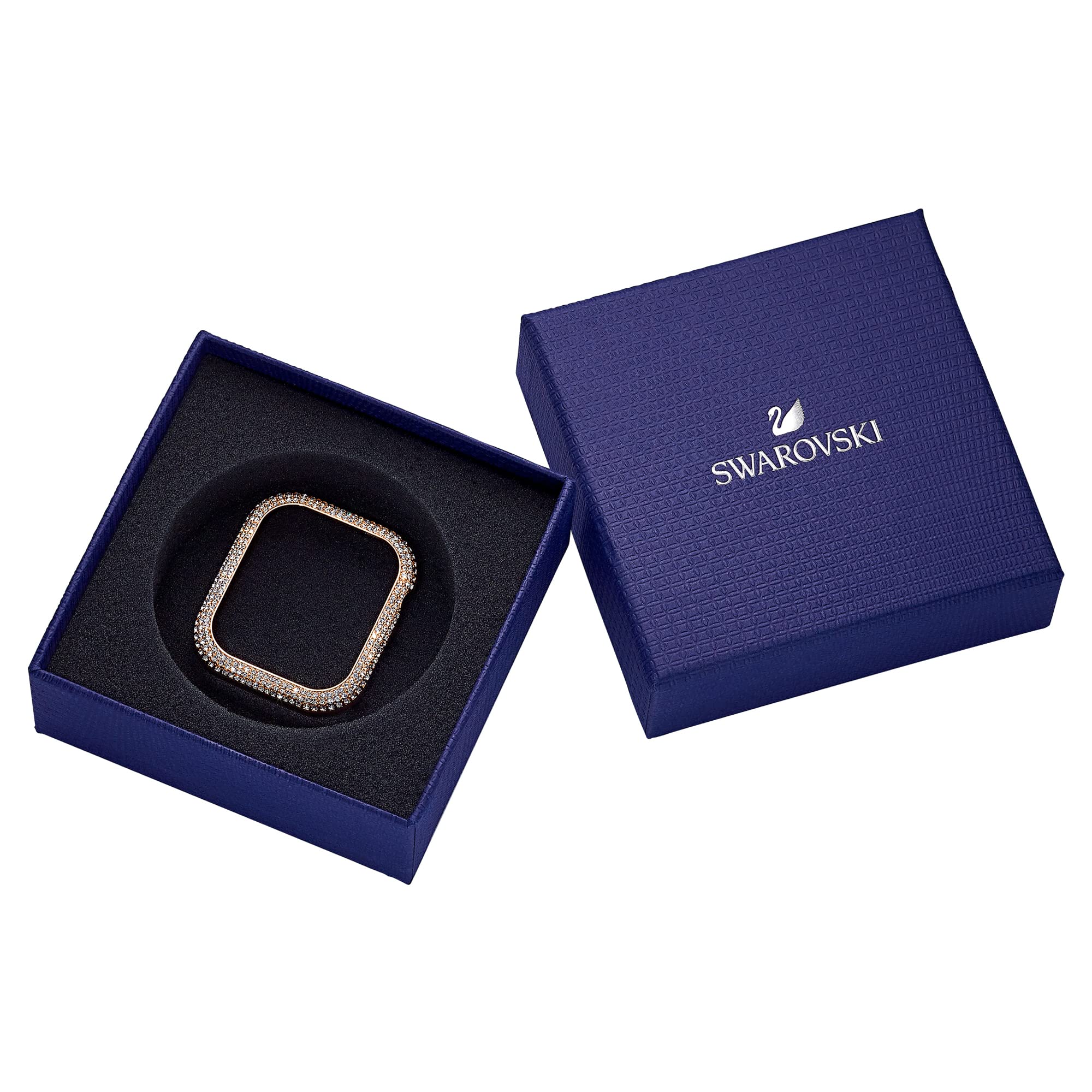 Swarovski Sparkling Smartwatch Case Compatible with Apple Watch Series 4 and 5, 40mm, Rose-Gold Tone
