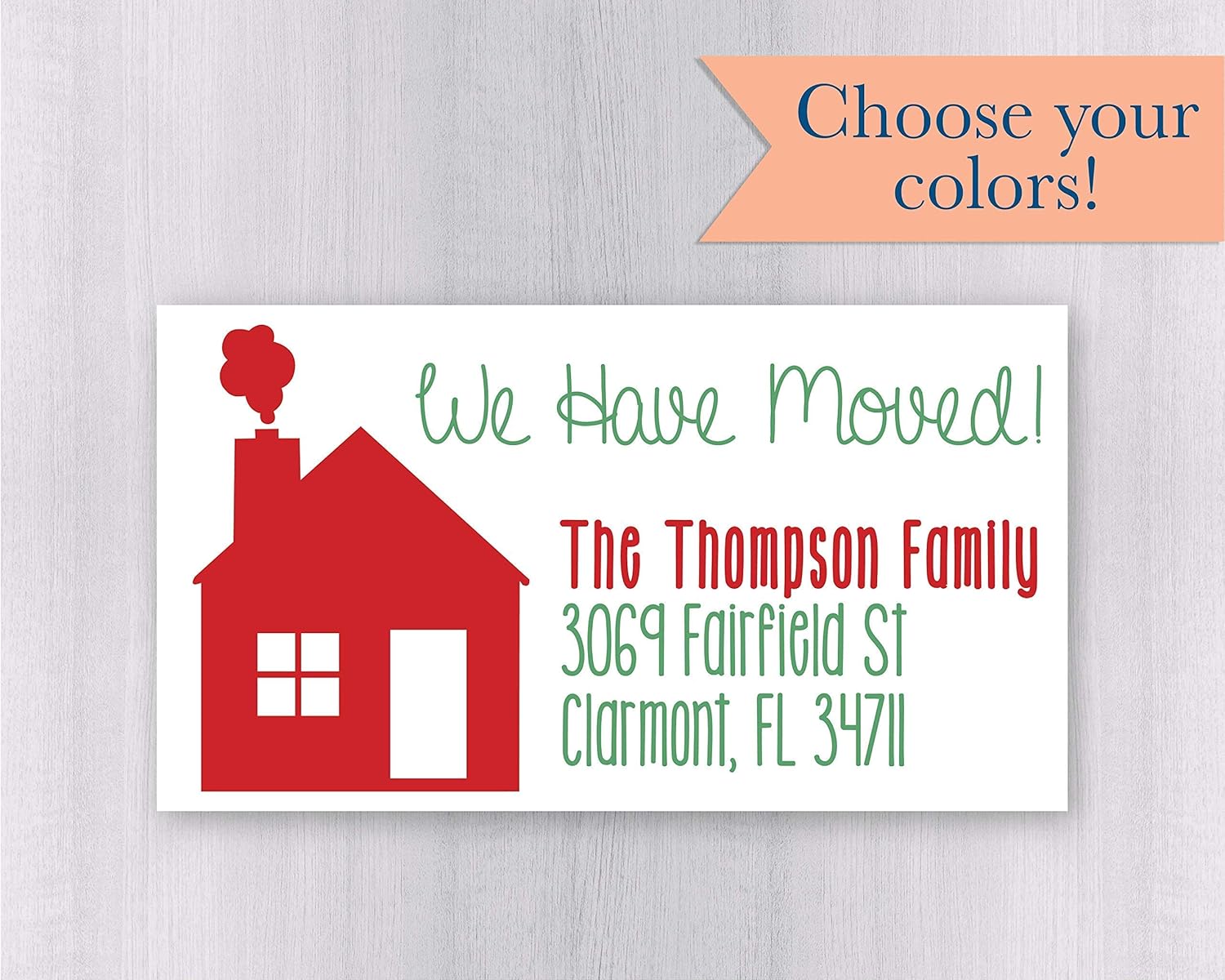 Personalized Address Labels New Home Address Paper Stickers, Labels