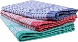 Quick Cleaning Supplies Pack of 10 Heavy Duty Cotton Kitchen Tea Towels 80g view 3