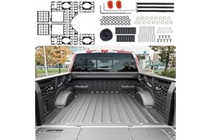 SZYANG Side Bed Molle Panel Compatible with 15-25 Ford F-150 Truck Molle Panel 5.5FT Molle Panel System Replacement for 2015-2025 Ford F150 Accessories(5.5FT Side Bed Molle Panel)