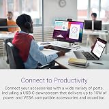Dell P2425H 24 Inch Full HD Monitor IPS 100Hz USB-C DisplayPort HDMI VGA view 5
