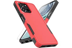 for Motorola Moto G 2026 Case: Dual Layer Protective Heavy Duty Cell Phone Cover Shockproof Rugged with HD Screen Protector -