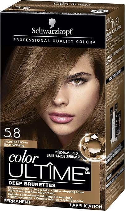 Schwarzkopf Color Ultime Permanent Hair Color Cream 5 8 Hazelnut