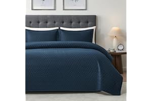 Hansleep Quilt Set Full Queen - Quilt Queen Size Bedding Set, Lightweight Bedspread Coverlet, Ultrasonic Quilting