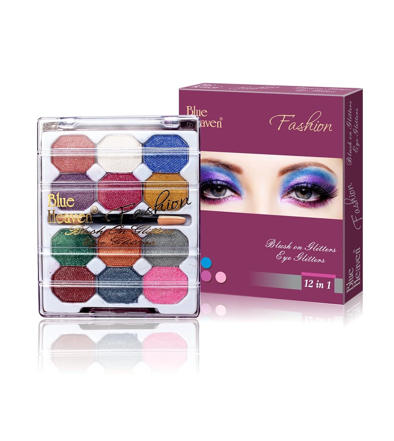 Buy Blue Heaven 12x1 Fashion Eye Shadow 