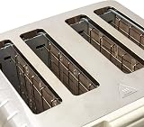 Haden Salcombe Cream 4 Slice Toaster 1900-2300W Defrost Reheat Cancel view 5