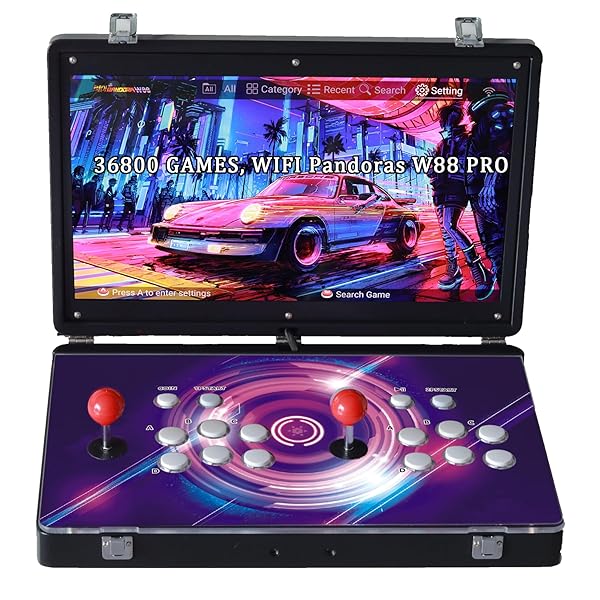 REGIISJOY 36800 IN 1 METAL BOX ARCADE GAME...