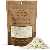 Merckens Chocolate Melting Wafers Bulk Bag Perfect For Dipping, Deserts, Baking And More (White, 1 Pound)