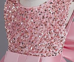 Nileafes Flower Girl Dresses for Wedding V-Shaped