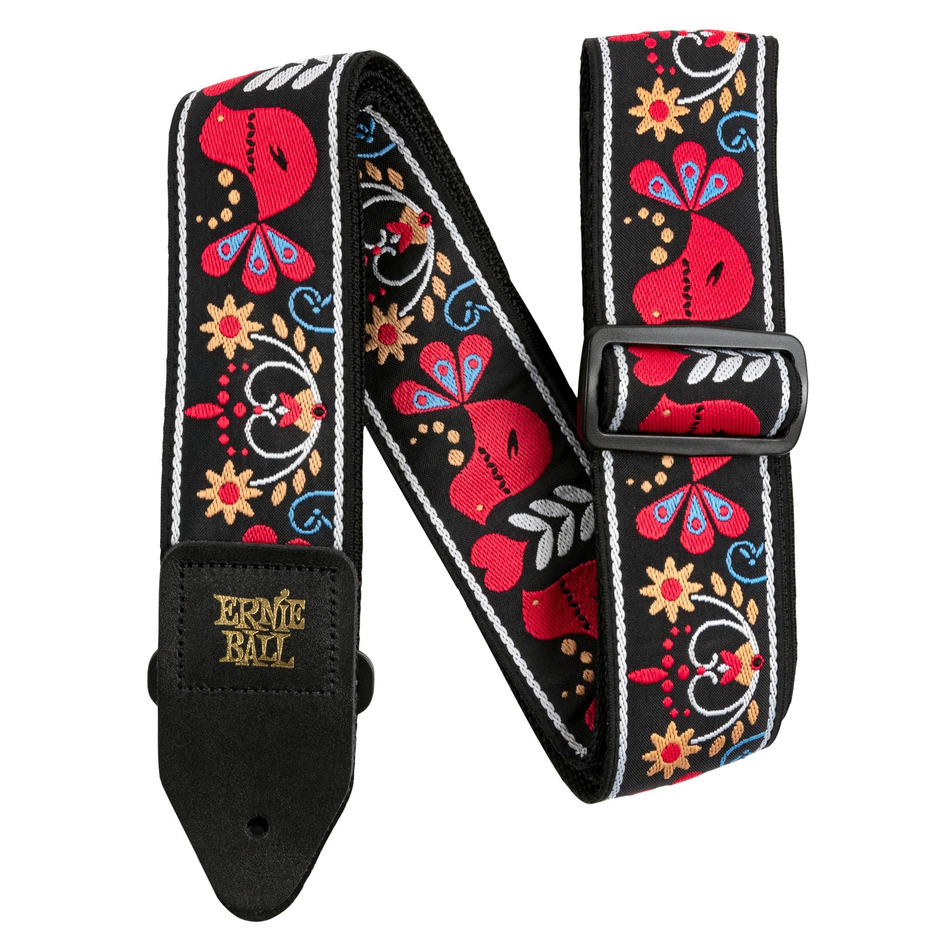 Ernie Ball Redbird Rising Jacquard Guitar Strap — image 1