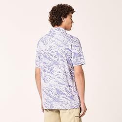 Oakley Men's Jacquard Polo, Duality Swirl New