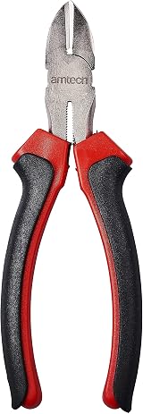 Amtech 150mm Side Cutting Pliers Satin Finish Cushion Grip view 2