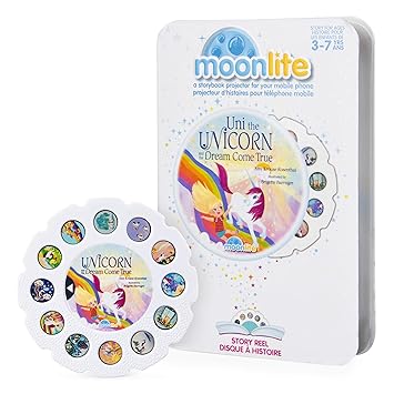Moonlite - Uni The Unicorn and The Dream Come True Story Reel for Moonlite Storybook Projector, for Ages 3 and Up