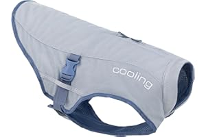 Kurgo Core Cooling Vest for Dogs, Dog Cooling Jacket, Evaporation Cooler Coat for Pets, Reflective Material, Adjustable Strap