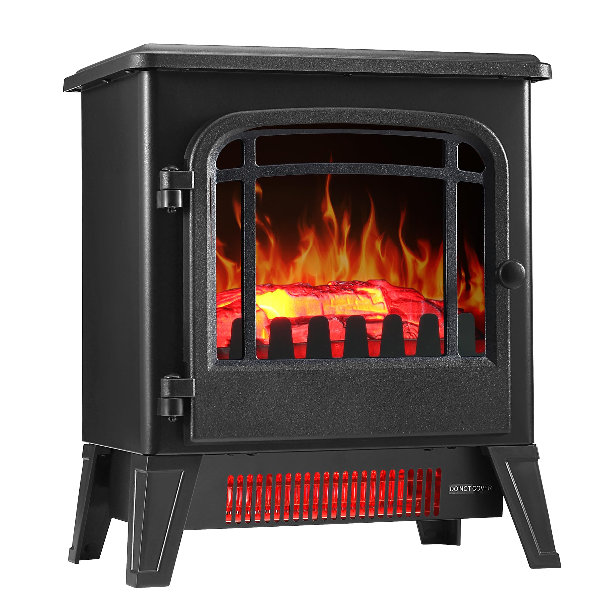 25" Freestanding Electric Fireplace Heater - Indoor