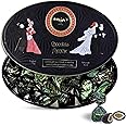 Maxim's De Paris - Chocolate Covered Mint Candies in a Luxurious Oval Tin Box Black and Gold, Belle Epoque Design, 175 g