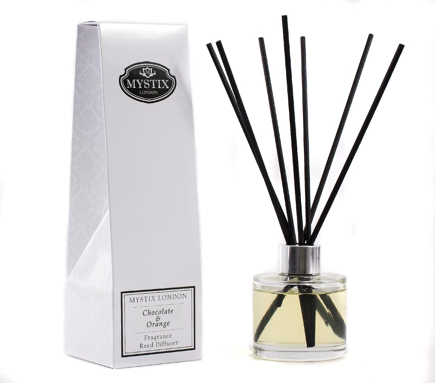 Mystix London Fragrance Oil Reed Diffuser, Orange, 100ml