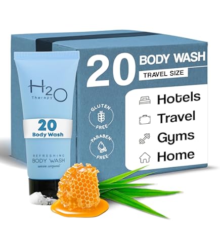 Amazon.com : H2O Therapy Travel Size Hotel Shampoo 20 Count 0.85