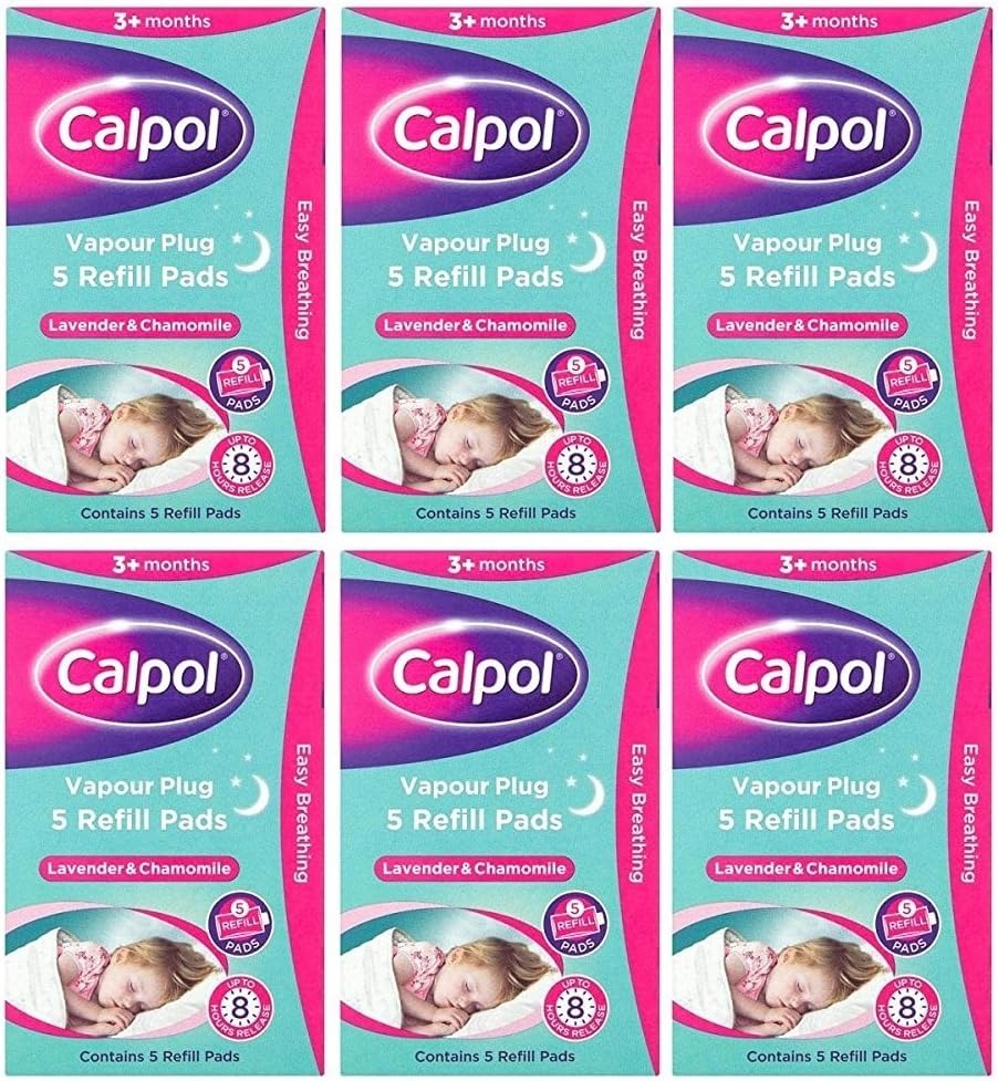 DOCLOGE Calpol Vapour Plug & Nightlight Refills Six Packs 5 Refills