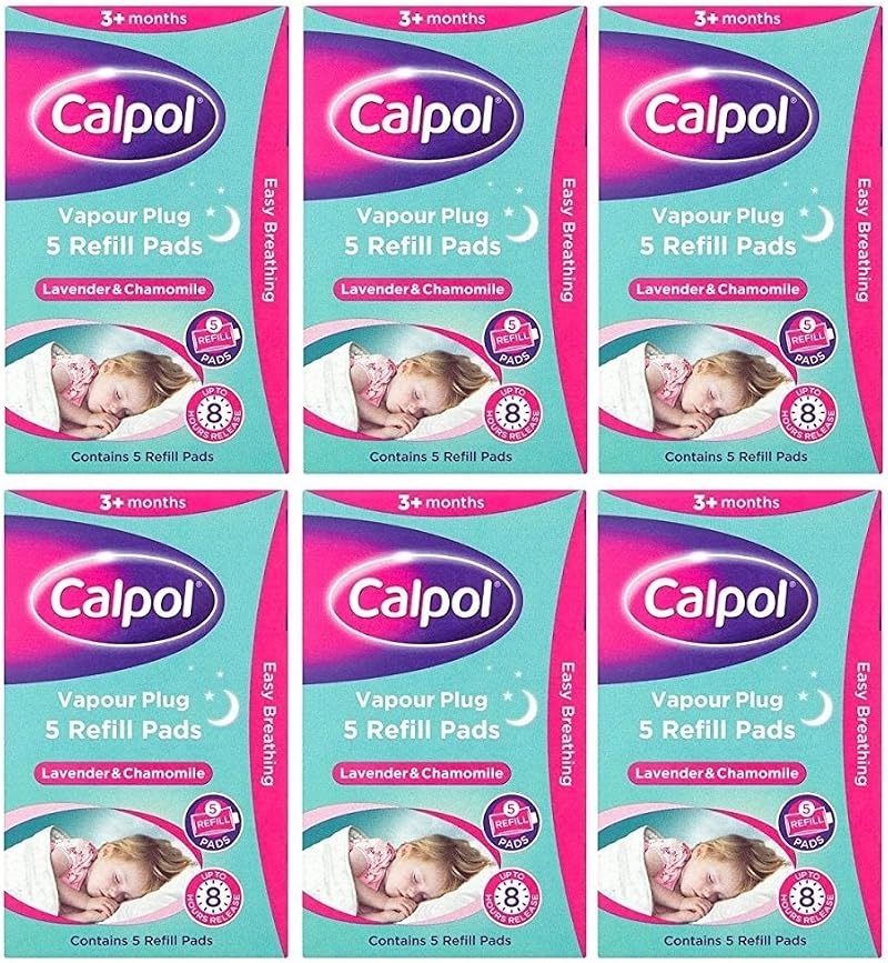 DOCLOGE Calpol Vapour Plug & Nightlight Refills Six Packs 5 Refills