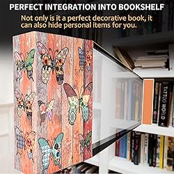 Butterfly Book Safe Box with Combination