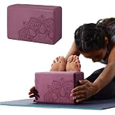 Gaiam Yoga Block - Supportive Latex-Free Eva Foam - Soft Non-Slip Surface with Beveled Edges for Yoga, Pilates, Meditation