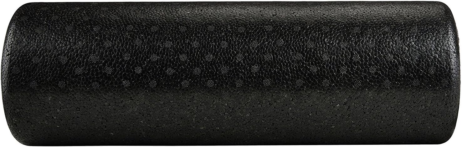 YOGU Round Muscle Foam Roller (Black, 18-Inch) : Sports & Outdoors