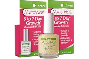 Nutra Nail 5 to 7 Day Growth Treatment - Fast Nail Strengthener Repair Serum Formula (0.47 fl oz) (Pack of 2)