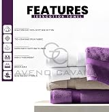 GC GAVENO CAVAILIA Fade Resistant Bath Towels 700 GSM Purple 4PK view 3