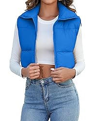 Kissonic Women's Padded Down Vest Puffer Stand