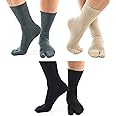 V-Toe Split Toe Flip-Flop Socks | Tabi Premium Cotton Blend Men & Women Socks | Men's Japanese Toes Separated Socks
