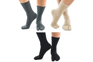V-TOE SOCKS V-Toe Split Toe Flip-Flop Socks | Tabi Premium Cotton Blend Men & Women Socks | Men's Japanese Toes Separated Socks