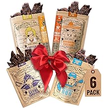 Righteous Felon Beef Jerky &amp; Meat Sticks Variety Pack | Gluten Free Beef Jerky Snack Packs for Adults | High Protein, Keto, L